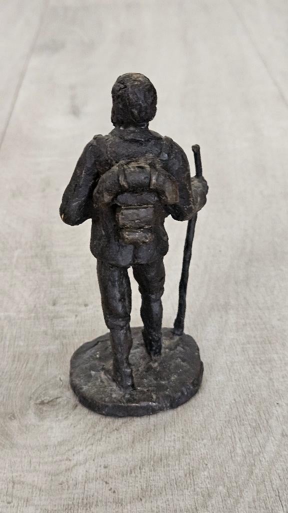 Echt massief bronzen beeldje (1), Ophalen of Verzenden, Brons