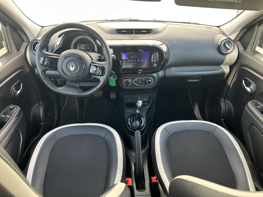 Renault Twingo Z.E. R80 E-Tech Série Limitée Urban Night 2, Automaat, Gebruikt, Leder en Stof, Zwart