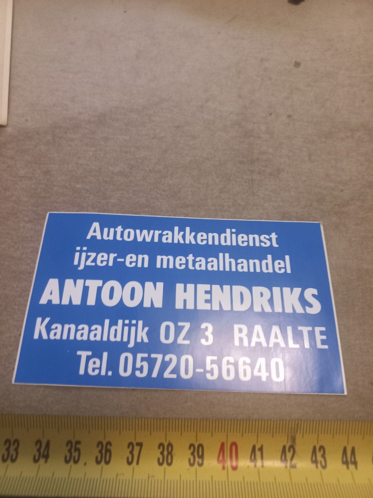 Antoon Hendriks Autowrakkendienst - IJzer- en Metaalhandel, Ophalen of Verzenden