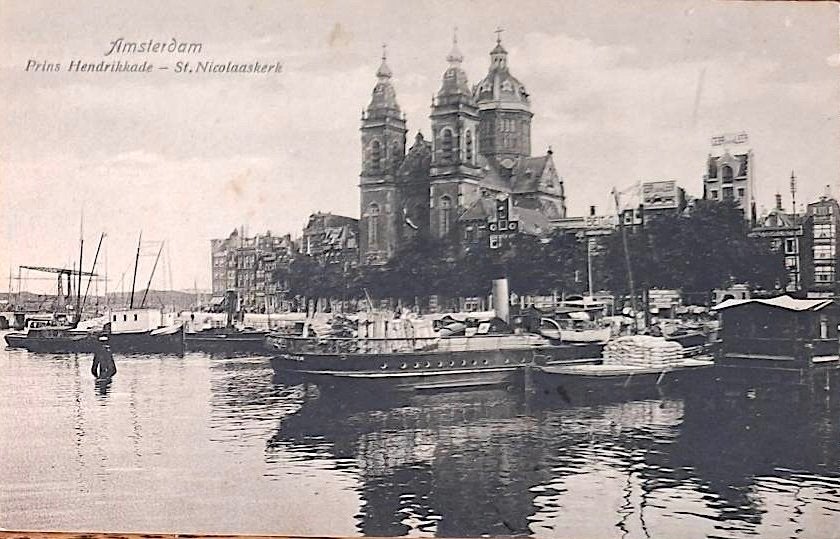 Amsterdam- Prins Hendrikkade, Verzenden, Voor 1920, Ongelopen, Noord-Holland