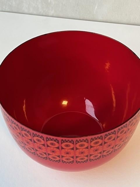 Finel schaal Kaj Franck design vintage emaille jaren 50, Overige materialen, Gebruikt, Finland, Schaal