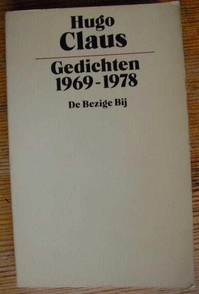 Hugo CLAUS - Gedichten 1969 - 1978, Ophalen of Verzenden, Gelezen, Hugo Claus, Eén auteur