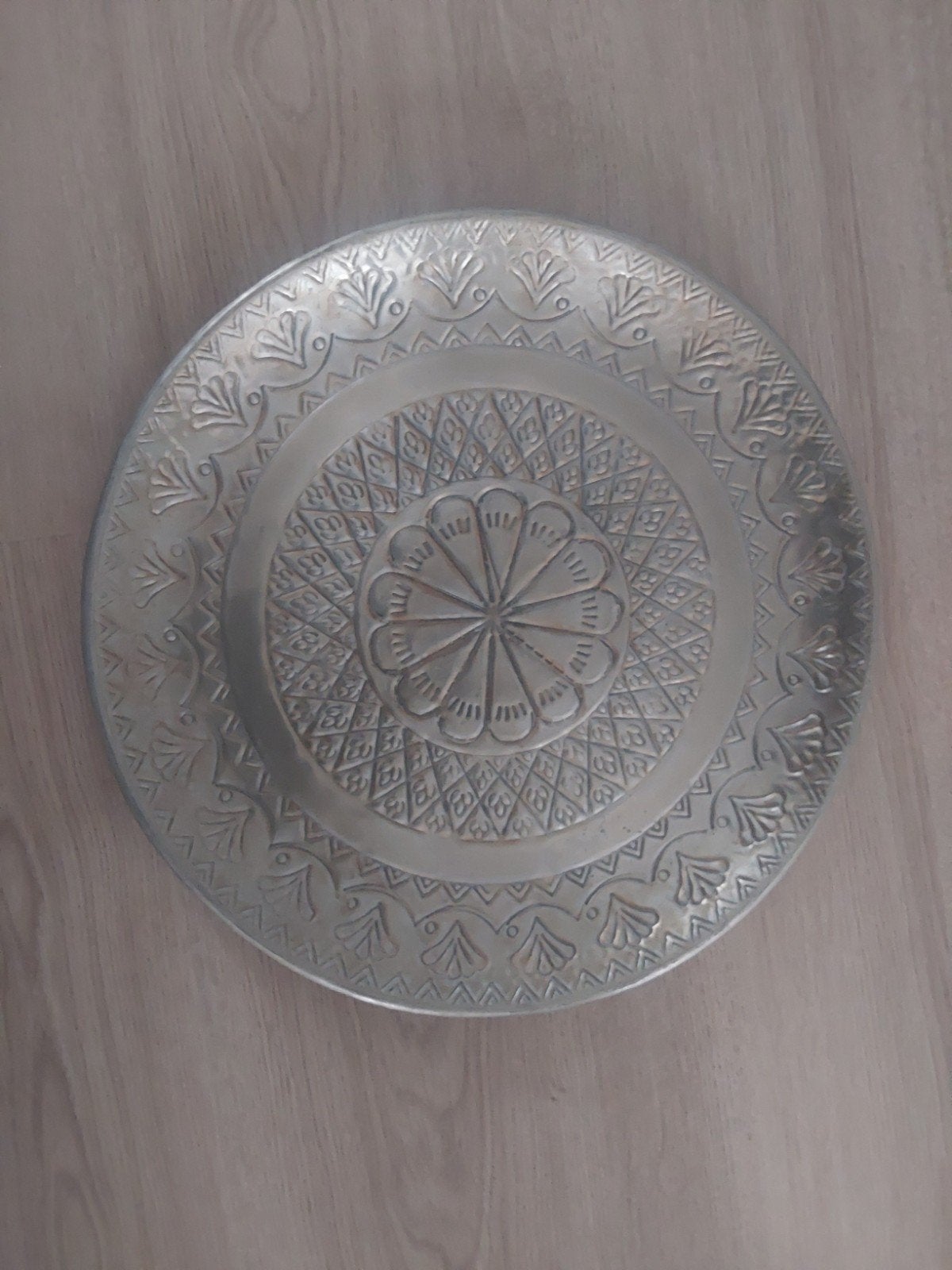 Decoratieve Schalenset - Rond, Metaal en Keramiek, Ophalen, Schaal, Rond, Nieuw
