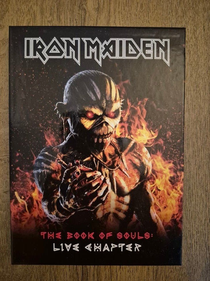 Iron Maiden - The Book of Souls: Live Chapter (2 DVD, 2017), Cd's en Dvd's, Gebruikt, Ophalen of Verzenden, Live-album, Hardrock