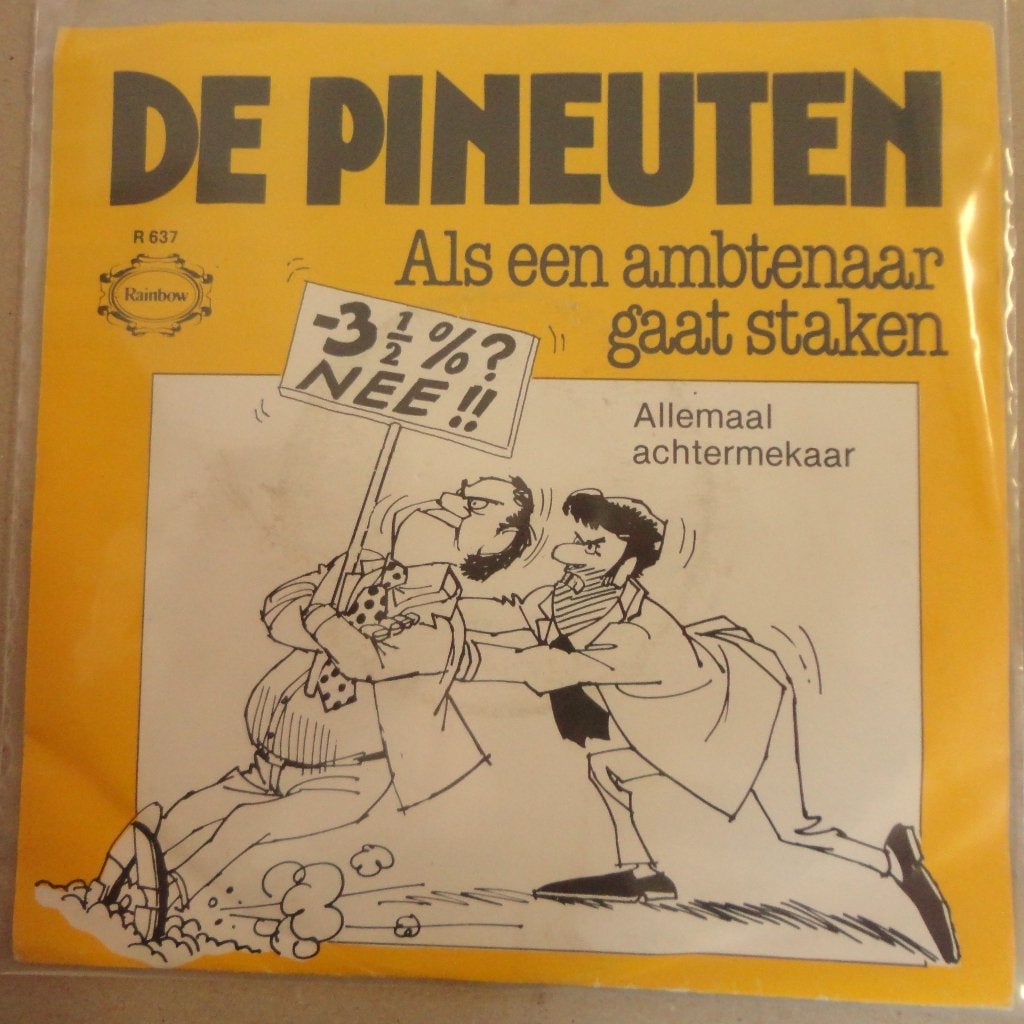 De Pineuten > Als een ambtenaar gaat staken, Ophalen of Verzenden, Gebruikt, 7 inch, Nederlandstalig