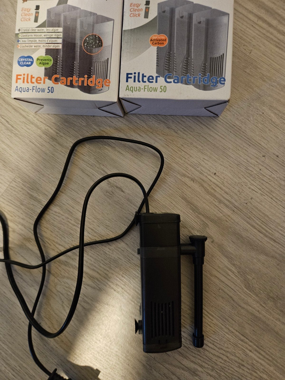 Superfish aqua-flow 50 sponsfilter incl cartridges, Ophalen of Verzenden, Filter