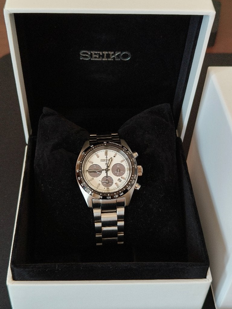 Seiko Speedtimer SSC813P1, Staal, Polshorloge, Ophalen of Verzenden, Zo goed als nieuw