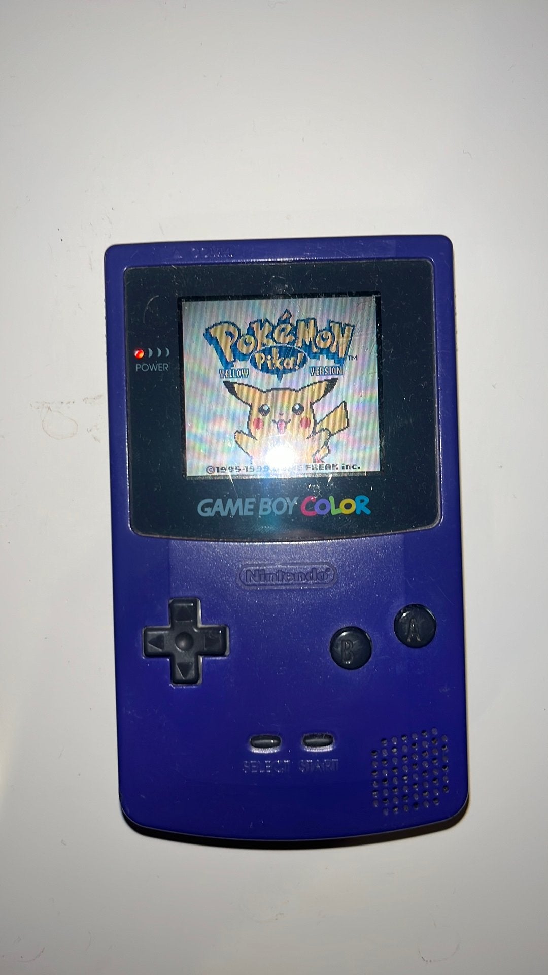 Paarse gameboy color, Spelcomputers en Games, Ophalen of Verzenden, Zo goed als nieuw, Game Boy Color
