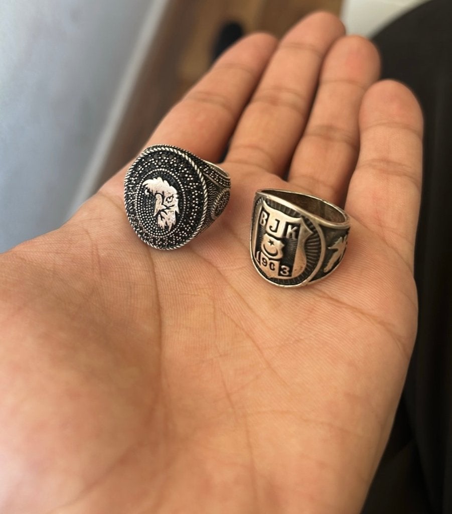 Zilveren ring 925, Ophalen, Gebruikt, Heer, Zilver