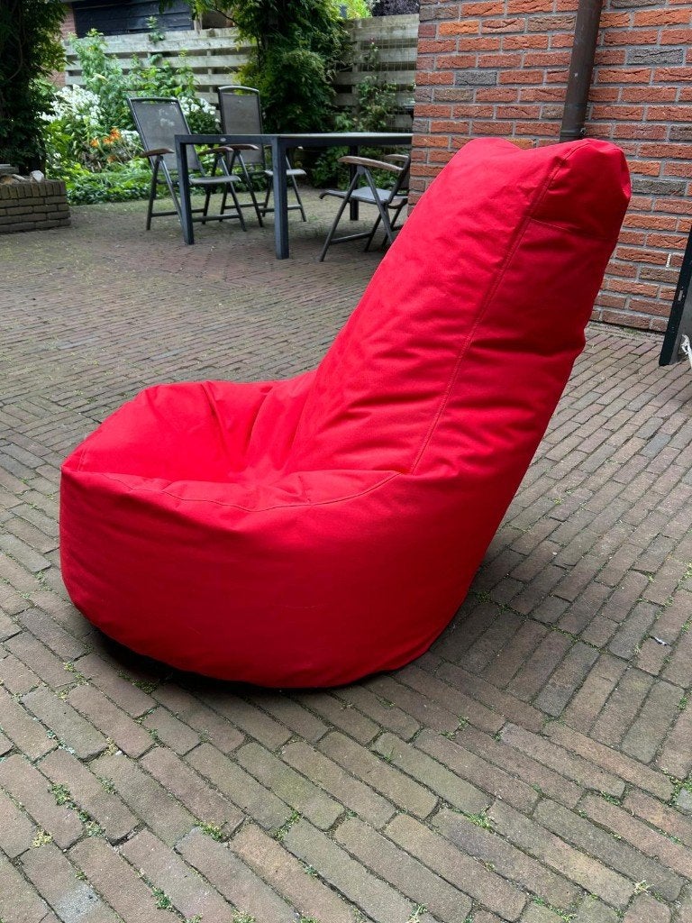 Zitzak Bomba lounge rood, Ophalen, Zo goed als nieuw, Rood, Zitzak