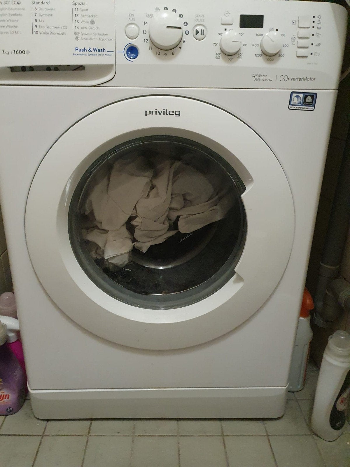 Privileg PWF X 763 Wasmachine - 7kg, 1600 toeren, 6 tot 8 kg, Gebruikt, Energieklasse A of zuiniger, Ophalen of Verzenden