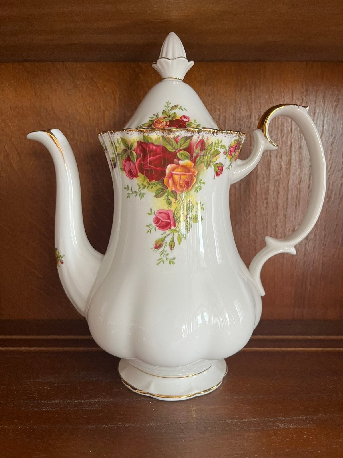 Royal Albert "Old Country Roses" KOFFIEPOT, Antiek en Kunst, Ophalen of Verzenden