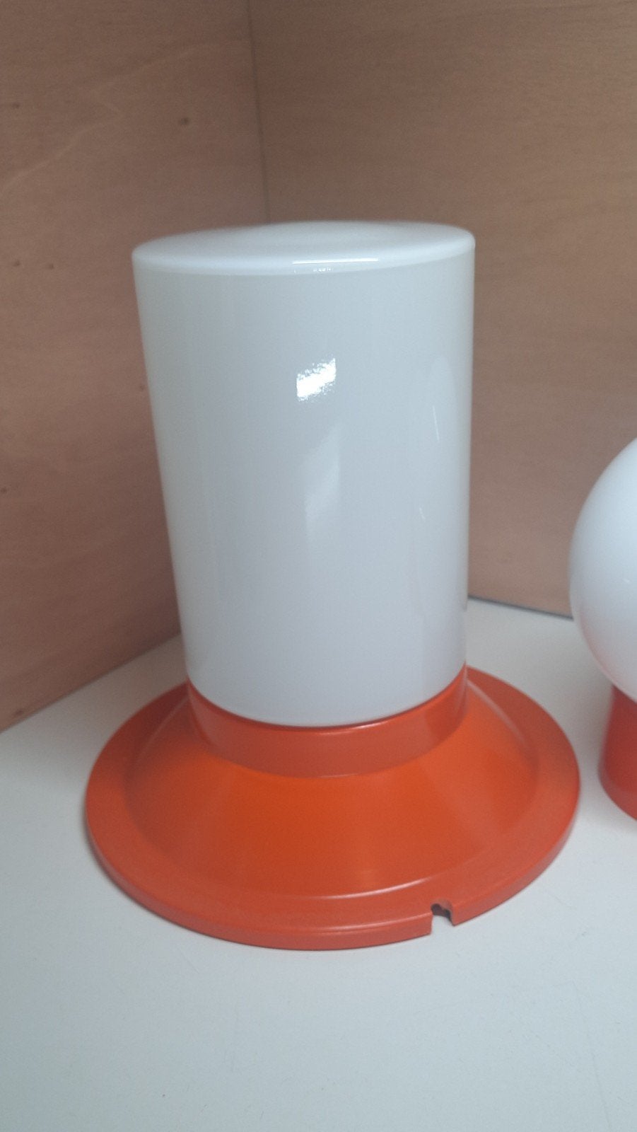 Space age plafonnière plafond/wand/tafellamp,beschrijving, Meerkleurig, Ophalen of Verzenden, Zo goed als nieuw, Plafondlamp