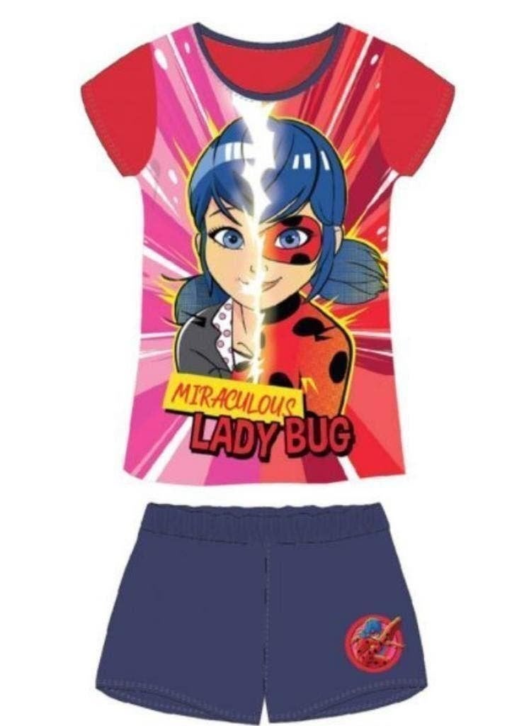 Miraculous Ladybug shortama Maat 98 *NIEUW IN VERPAKKING*, Disney, Nacht- of Onderkleding, Meisje, Nieuw