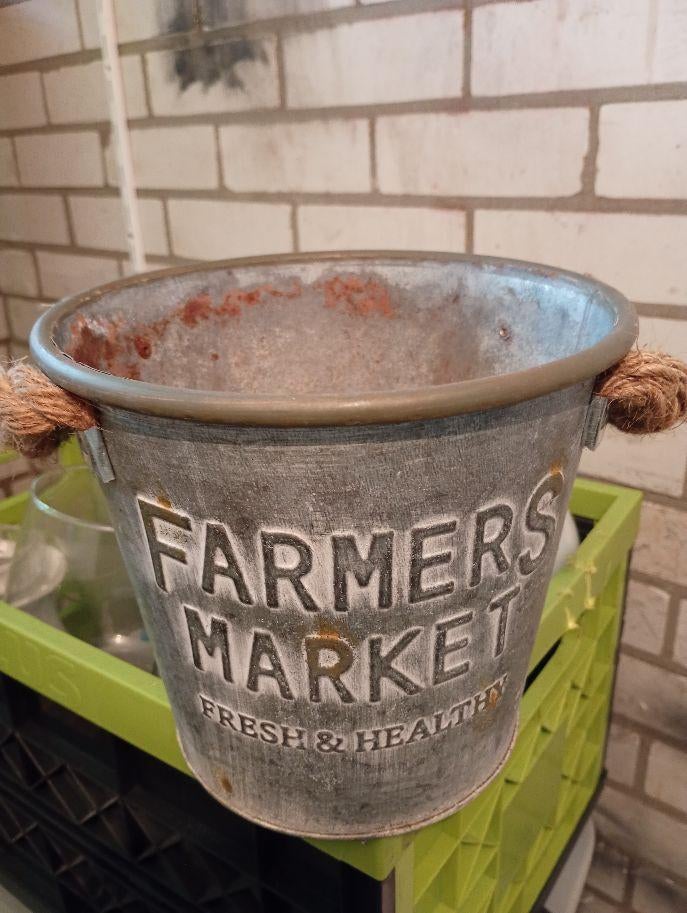 Planten/bloemenbak Farmers Market, Tuin en Terras, Bloembakken en Plantenbakken, Gebruikt, Minder dan 30 cm, Minder dan 60 cm