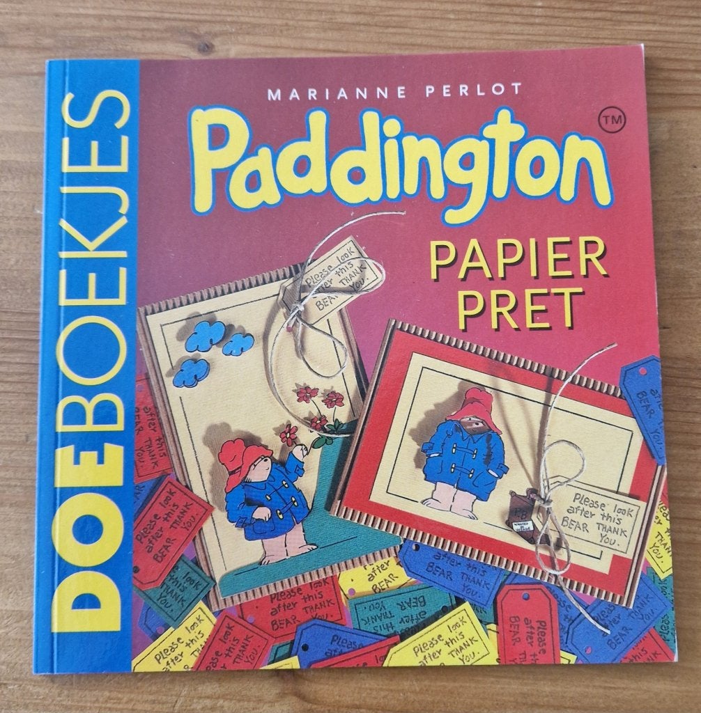 Doeboekje Paddington Papierpret zgan a, Ophalen of Verzenden, Zo goed als nieuw, Overige onderwerpen