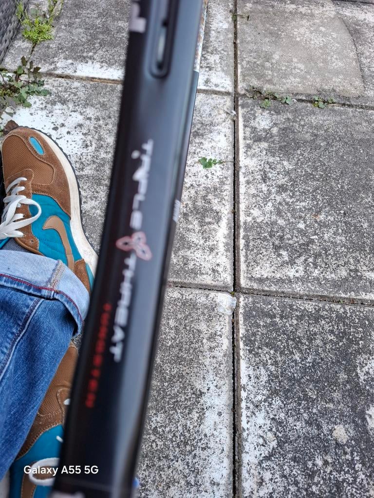 Prince Triple Threat Stealth Tennisracket met hoes - L1, Sport en Fitness, Tennis, Gebruikt, Info@princetennis.com, Prince, Ophalen of Verzenden