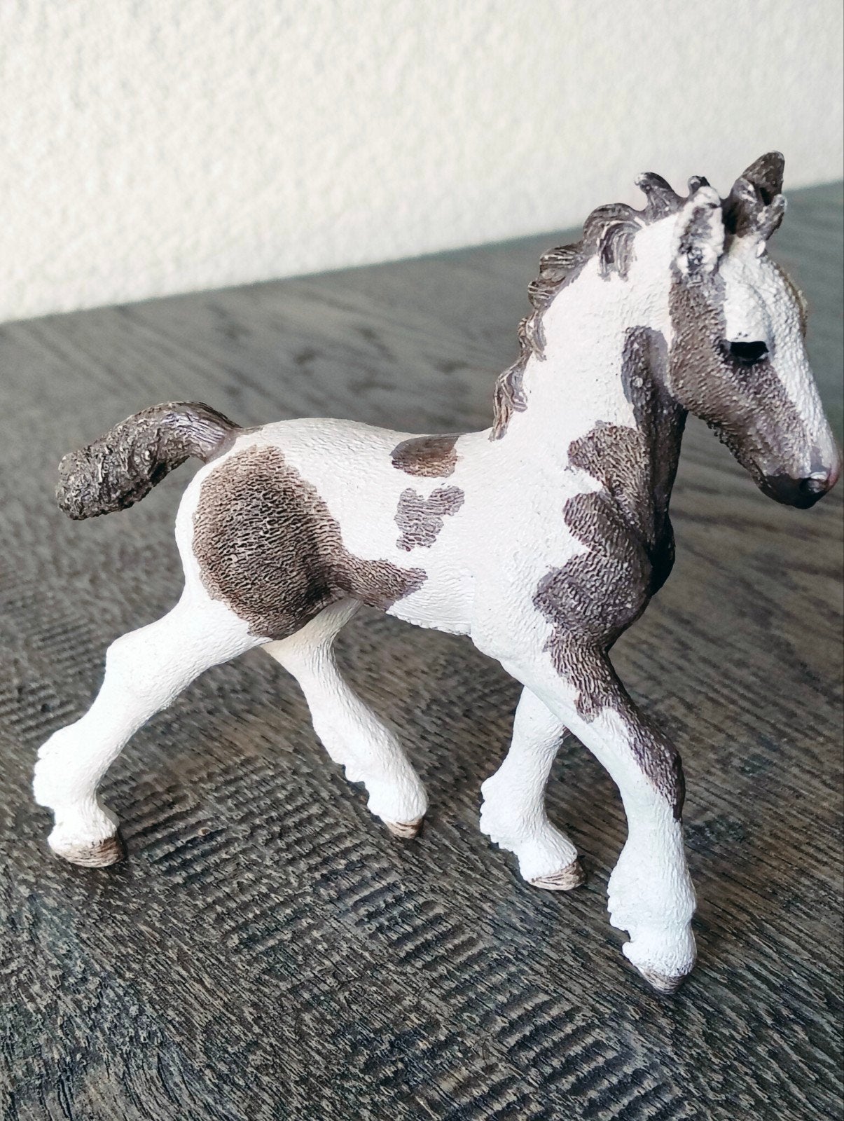 Schleich paarden - Tinker veulentje, Ophalen of Verzenden, Zo goed als nieuw, Paard, Beeldje of Figuurtje