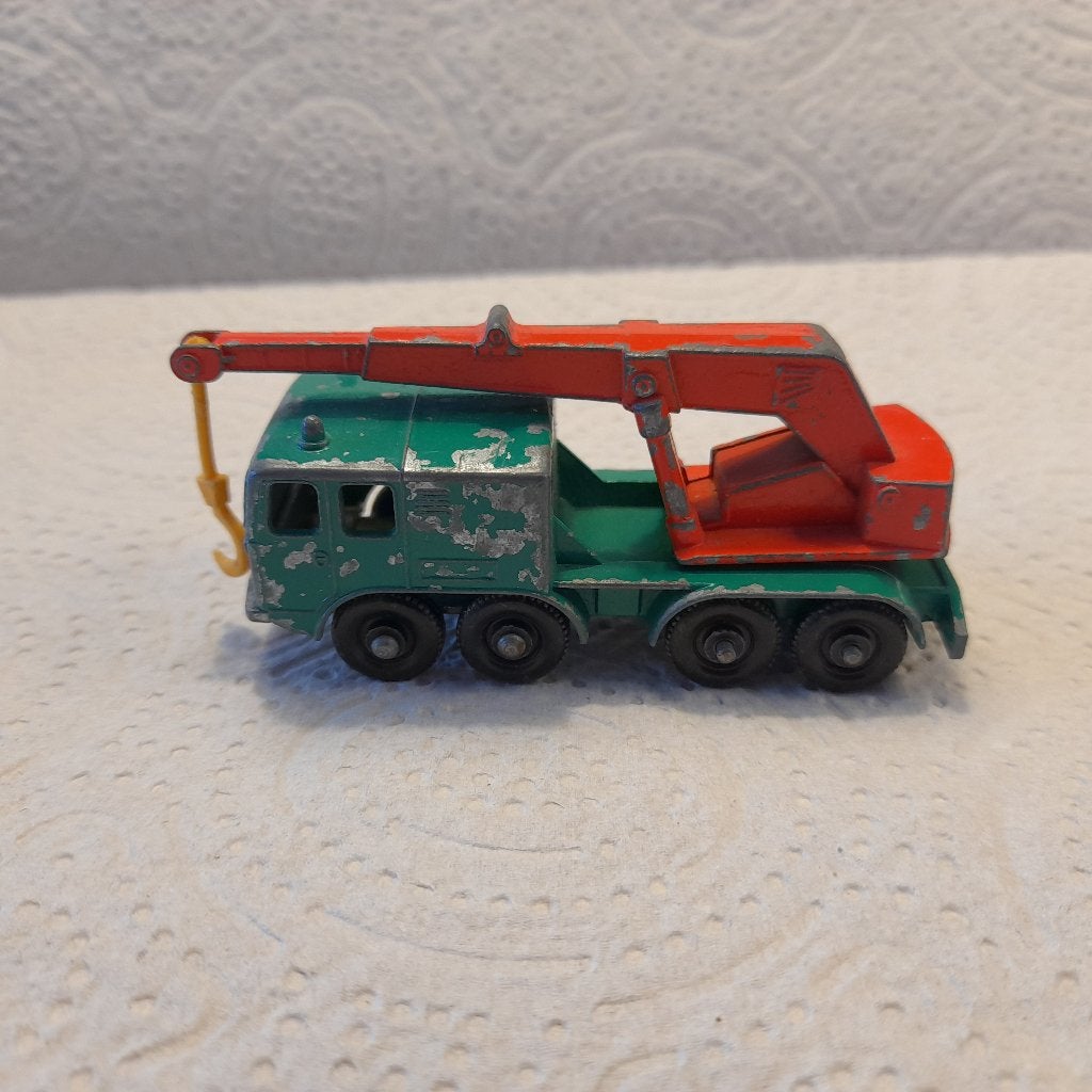 Matchbox Faun 8 wheel crane, Ophalen of Verzenden, Gebruikt, Auto