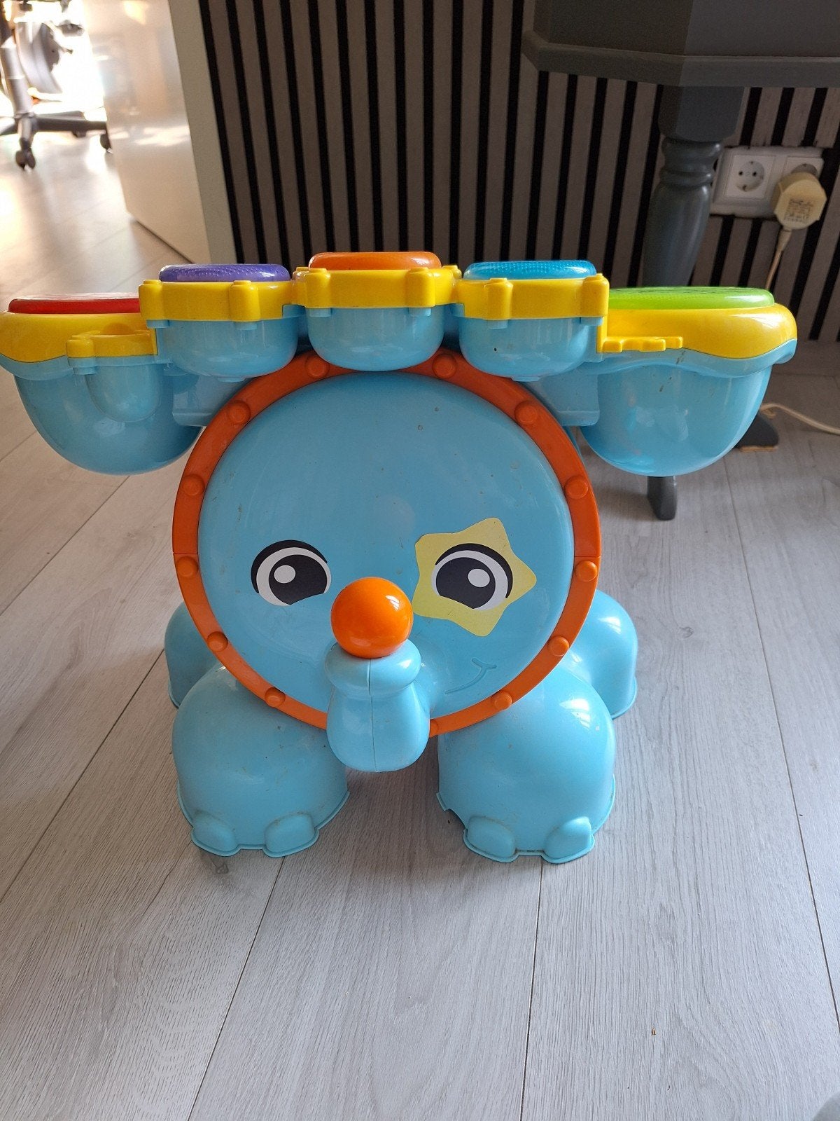 Vtech leerdrumstel olifant, Kinderen en Baby's, Speelgoed | Vtech, Ophalen, Gebruikt, 6 maanden tot 2 jaar