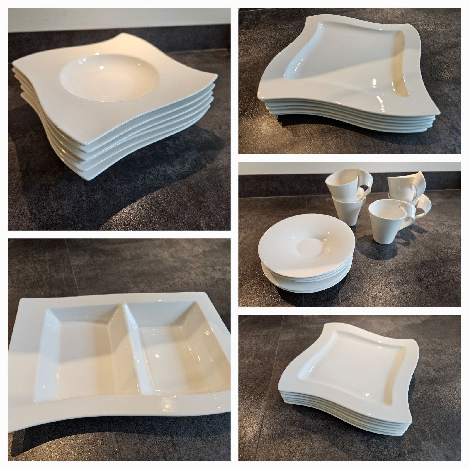 Villeroy & Boch NewWave Servies - Uitgebreide Set, Ophalen, Villeroy & Boch, Zo goed als nieuw, Modern
