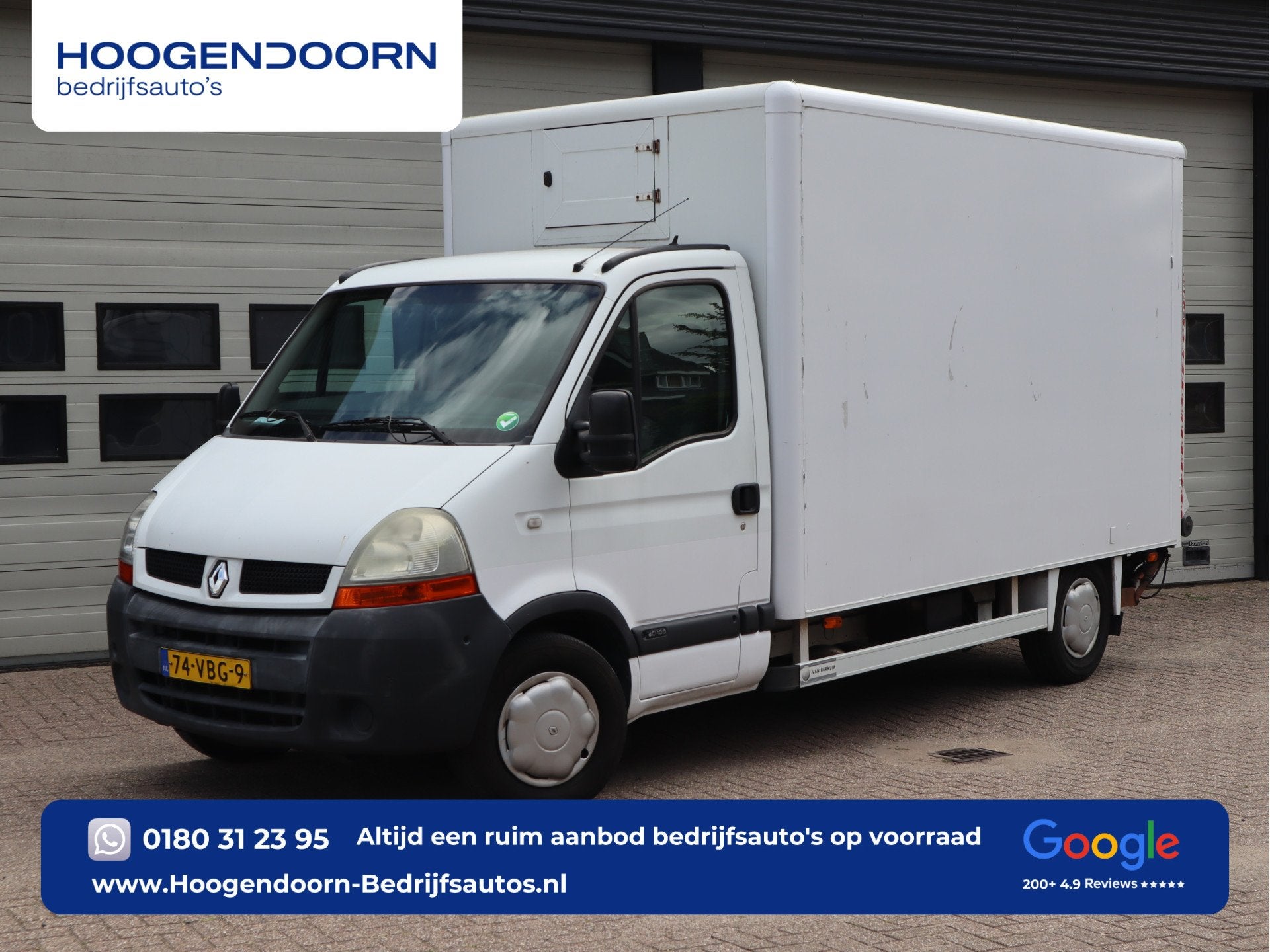 Renault Master T35 2.5dCi Euro 4 - Koffer + LBW - Bakwagen L, Auto's, Bestelauto's, Voorwielaandrijving, 101 pk, Gebruikt, Cruise Control
