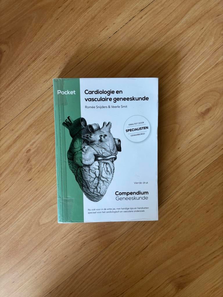 Cardiologie en vasculaire geneeskunde - Compendium, Ophalen of Verzenden, Beta, Zo goed als nieuw, WO