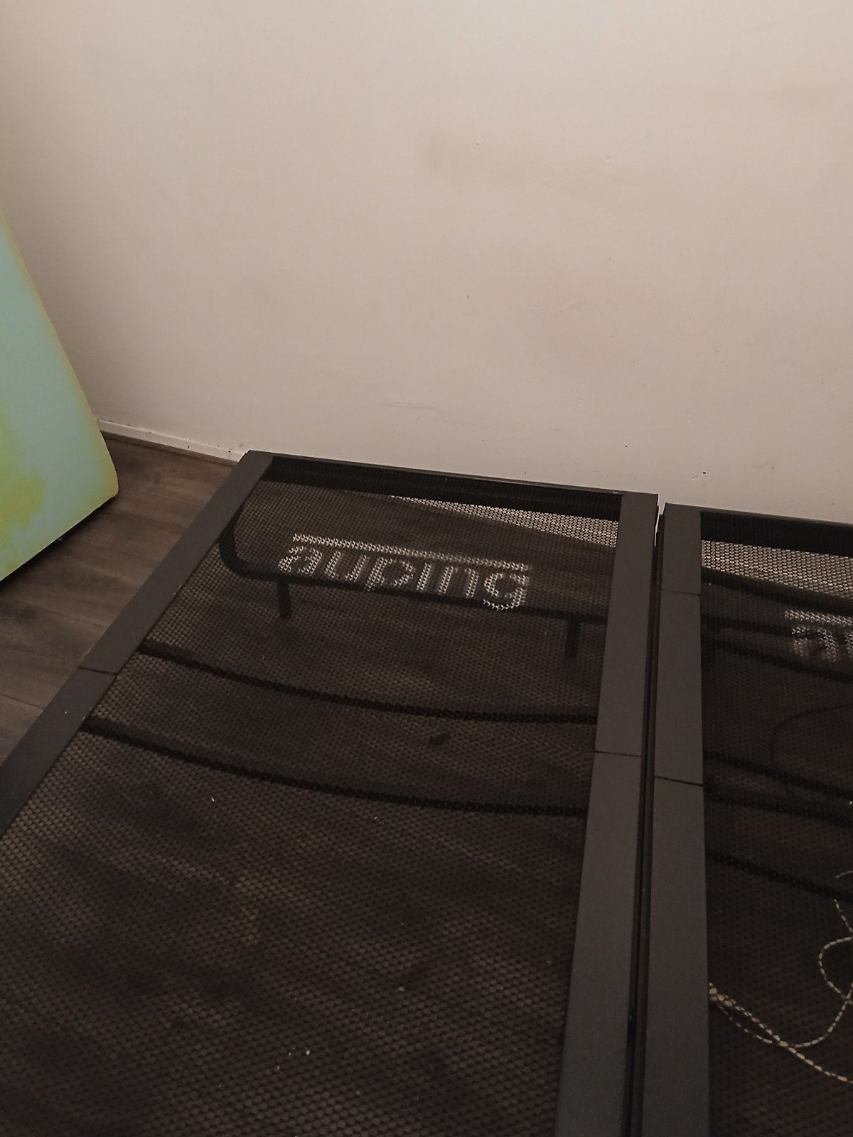 Auping spiraalbodem verstelbaar 90x200 cm (2 stuks), Huis en Inrichting, Ophalen, 90 cm, Zwart, Tweepersoons