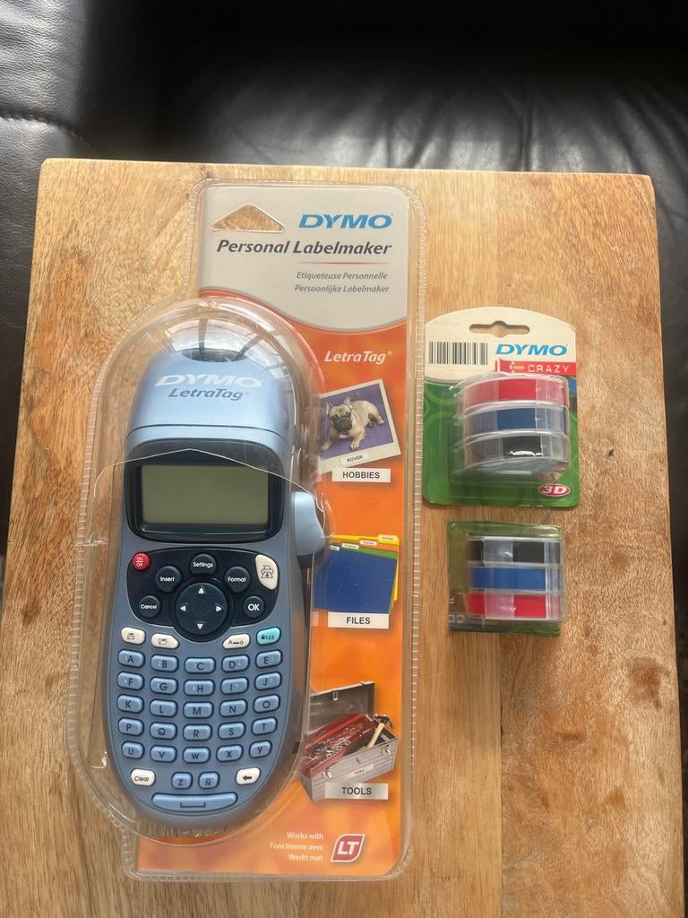 Dymo LetraTag Labelmaker met Rollers Tape, Ophalen, Nieuw