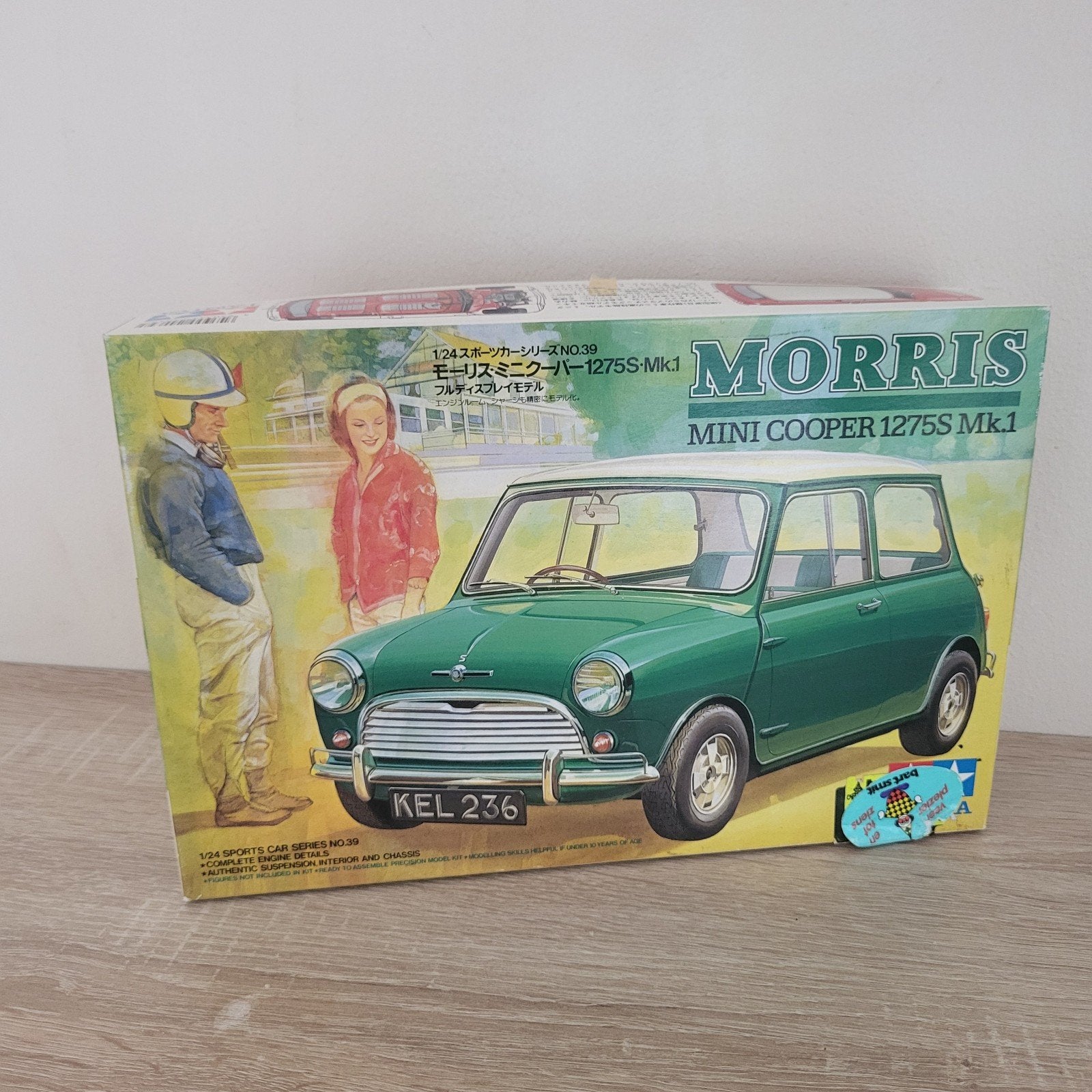 Tamiya Morris Mini Cooper 1275S Mk.1 Modelbouwkit, Hobby en Vrije tijd, Auto, 1:32 tot 1:50, Nieuw, Ophalen of Verzenden