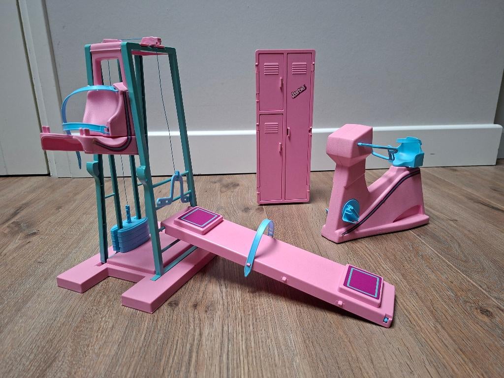 Barbie Workout Center uit 1984, Ophalen of Verzenden, Gebruikt, Accessoires