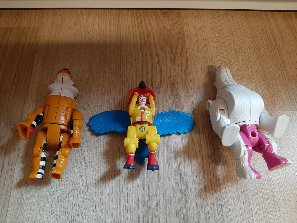 McDonald's speeltjes Birdie Ronald Mcdonald & Hamburglar, Verzamelen, Poppetjes en Figuurtjes, Ophalen of Verzenden, Zo goed als nieuw