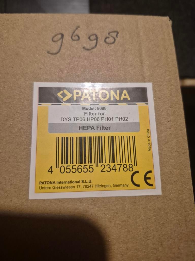 Hepa filter Patona Dyson TP06 | HP06 | PH01 | PH02 - Nieuw, Witgoed en Apparatuur, Stofzuigers, Nieuw, Overige typen, Reservoir