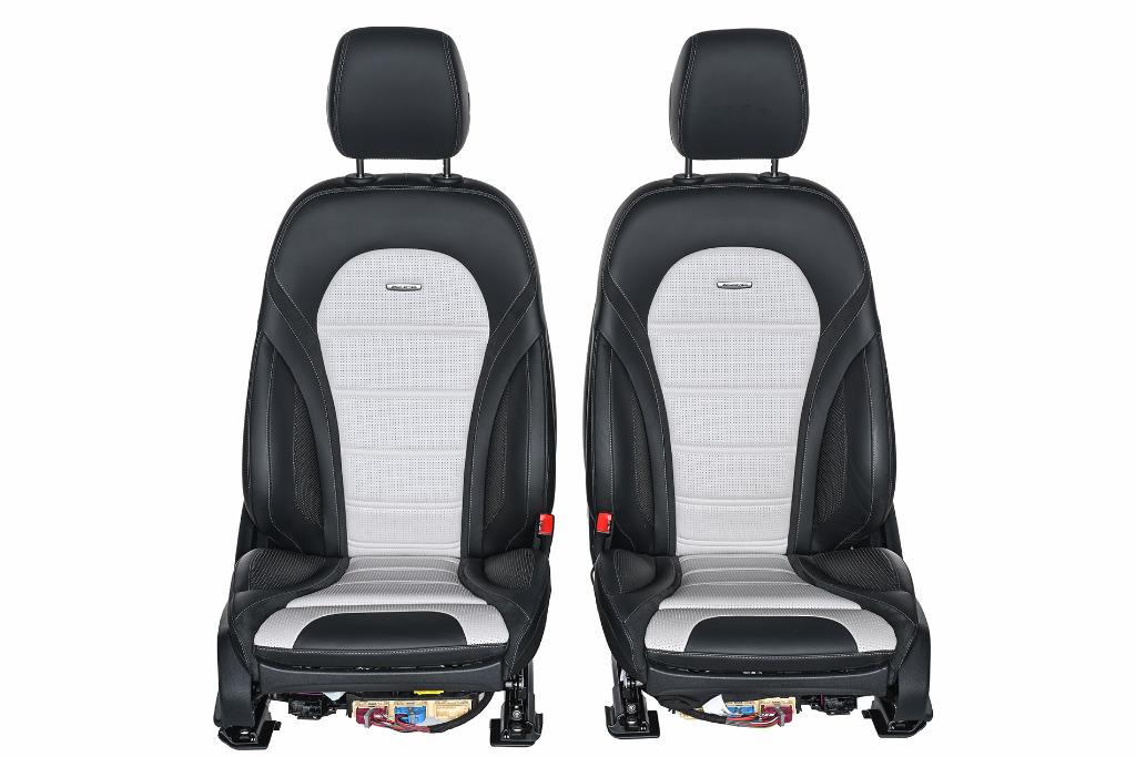 W205 S205 C-klasse zwart/wit nappa lederen AMG interieur, Auto-onderdelen, Interieur en Bekleding, Ophalen, Nieuw, Mercedes-Benz