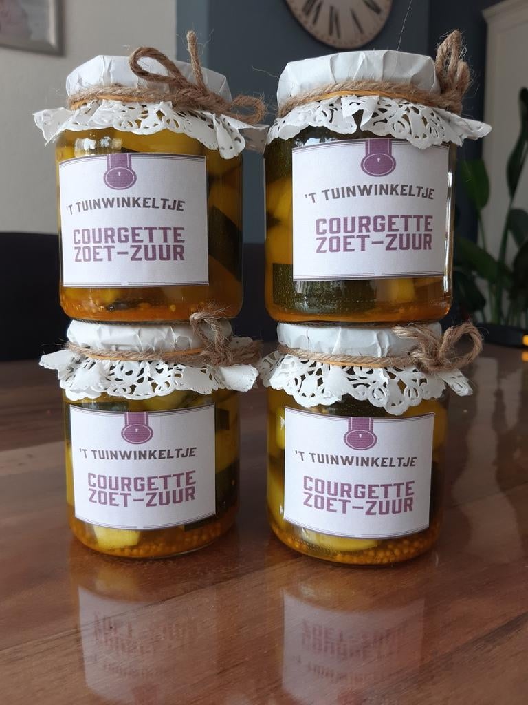 Courgette in zoet-zuur, Diversen, Levensmiddelen, Ophalen of Verzenden