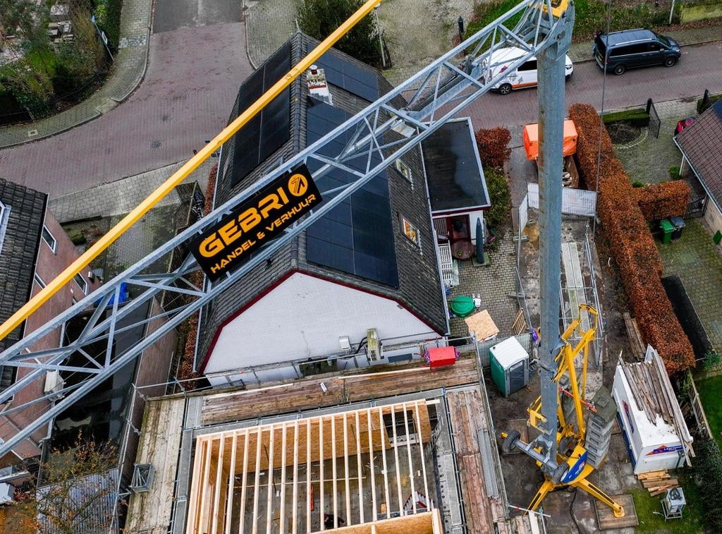 Bouwkraan te huur - 26 meter, Zakelijke goederen, Machines en Bouw | Kranen en Graafmachines, Ophalen of Verzenden, Kraan