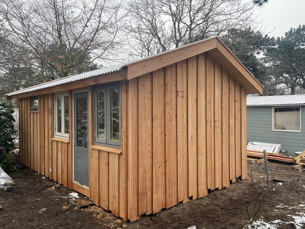 Lariks planken gevelbekleding (rabat potdeksel douglas), Doe-het-zelf en Verbouw, Hout en Planken, Ophalen, Minder dan 25 mm, Nieuw