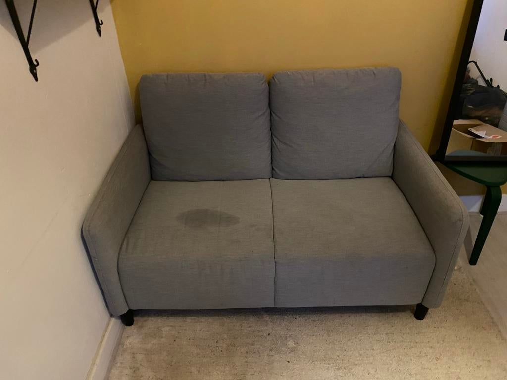 Angersby 2-zitsbank - Weinig gebruikt, vlek aanwezig, Huis en Inrichting, Ophalen, Gebruikt, 150 tot 200 cm, Tweepersoons