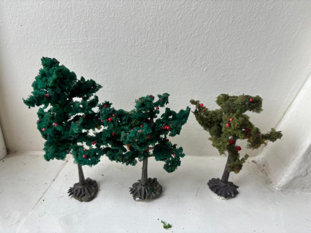 Appelbomen H0 1:87, Ophalen of Verzenden, Gebruikt