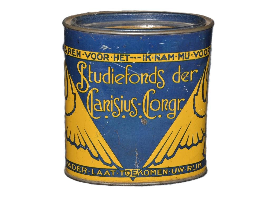 missieblik Canisius congregatie art deco duif, Verzamelen, Ophalen of Verzenden, Gebruikt, Overige