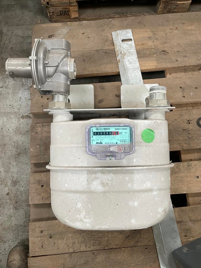 Gasmeter G16, in goede staat, Ophalen, Zo goed als nieuw