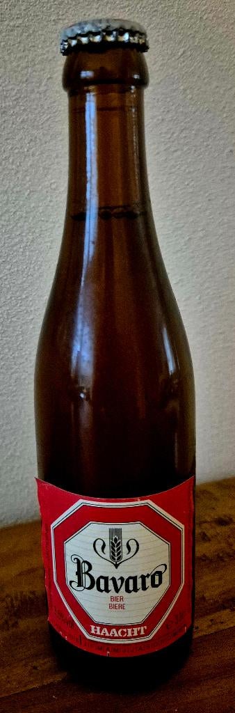 Oude volle BAVARO bier uit 1994 collector's item HAACHT, Ophalen of Verzenden, Zo goed als nieuw, Flesje(s), Overige merken