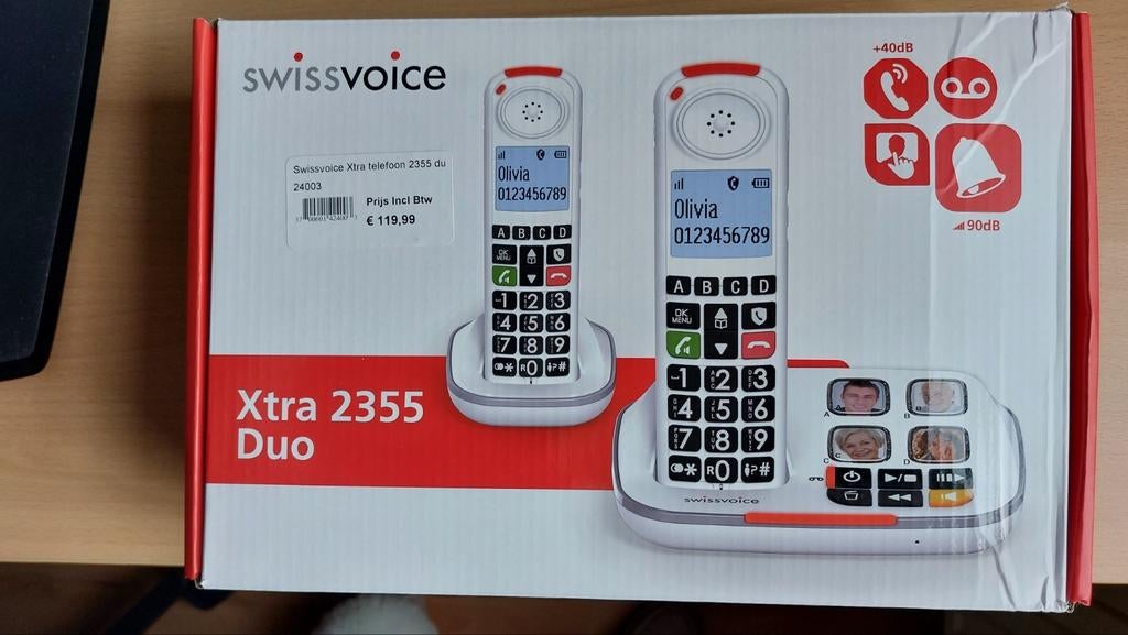 Nieuwe telefoon Atlinks XTRA 2355 voor vaste lijn, Ophalen of Verzenden, 1 handset