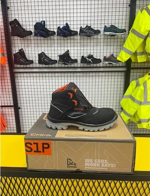 Emma S1P Werkschoenen Laurent Maat 47 48, Tuin en Terras, Werkkleding, Ophalen, Heren, Schoenen, 6468EK