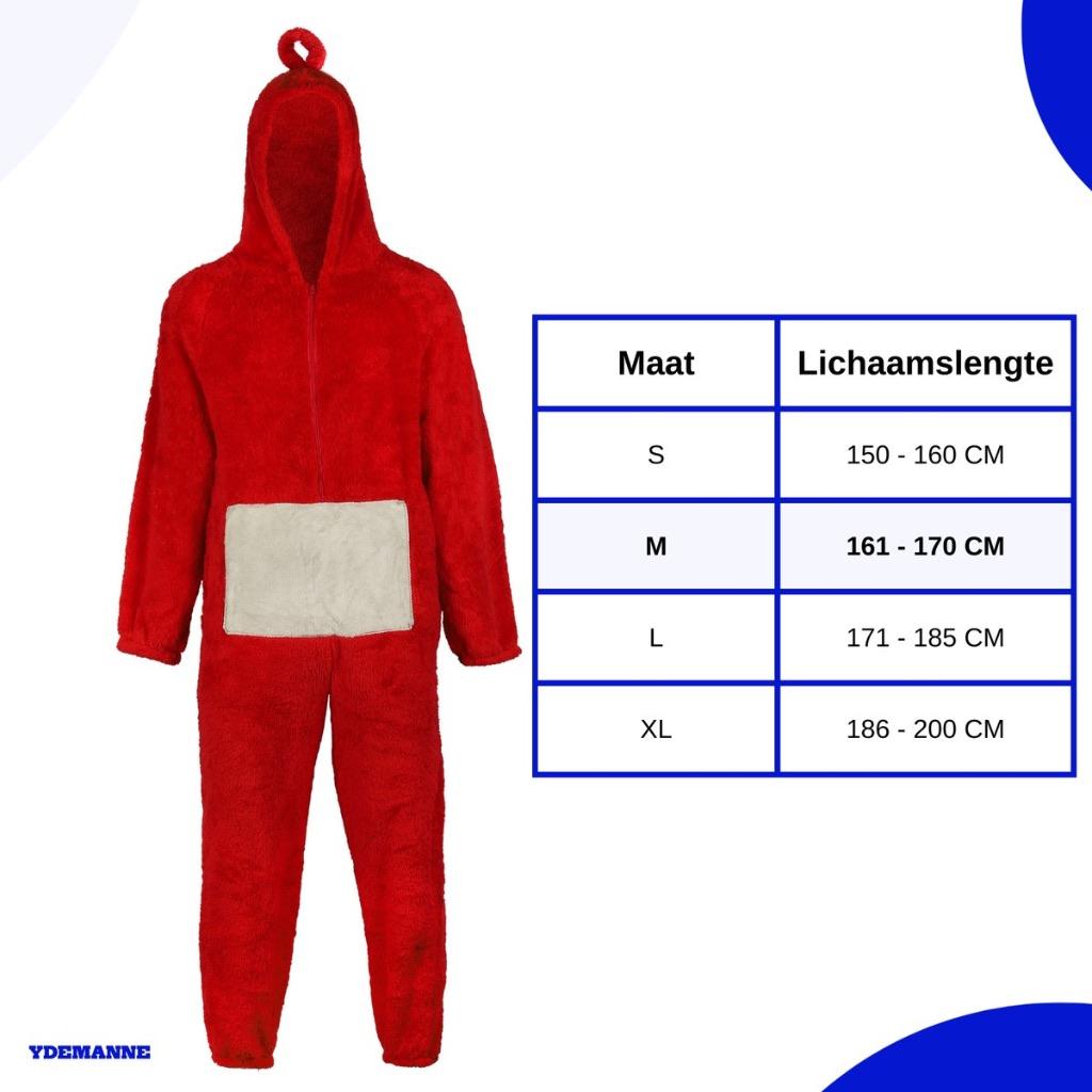Teletubbie Onesie - Verkleedkleding - Carnaval - M 161-170cm, Ydemanne, Nieuw, Ophalen of Verzenden, X