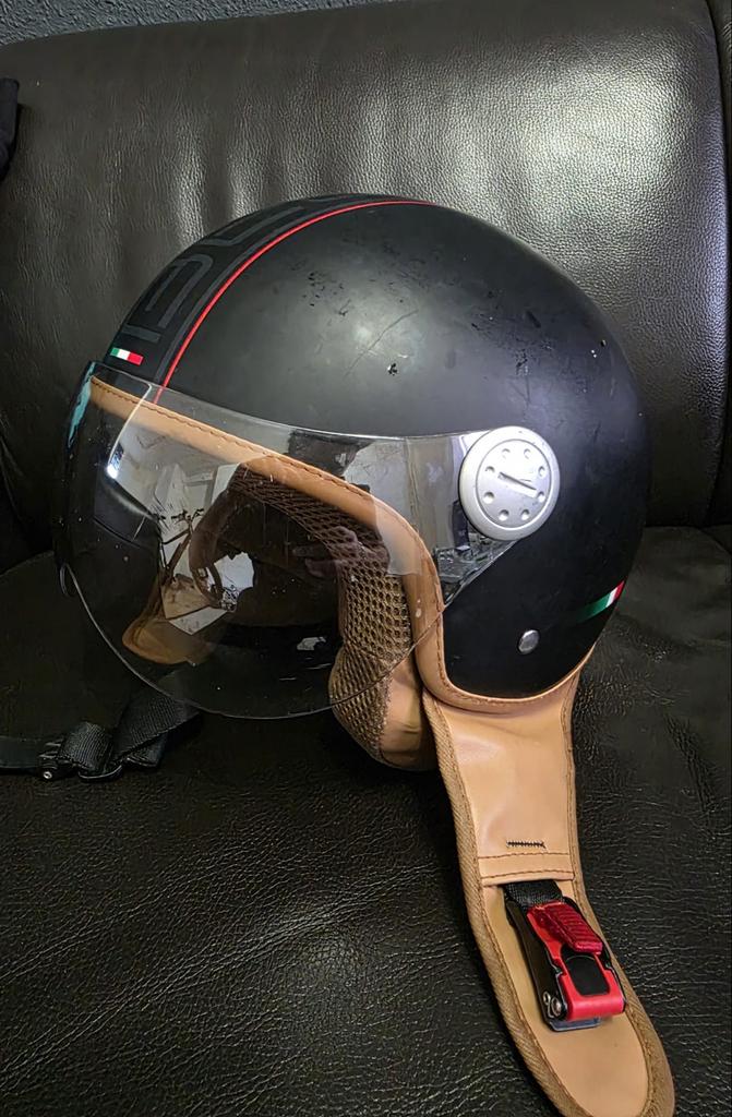 Scooter helm, Ophalen, Gebruikt