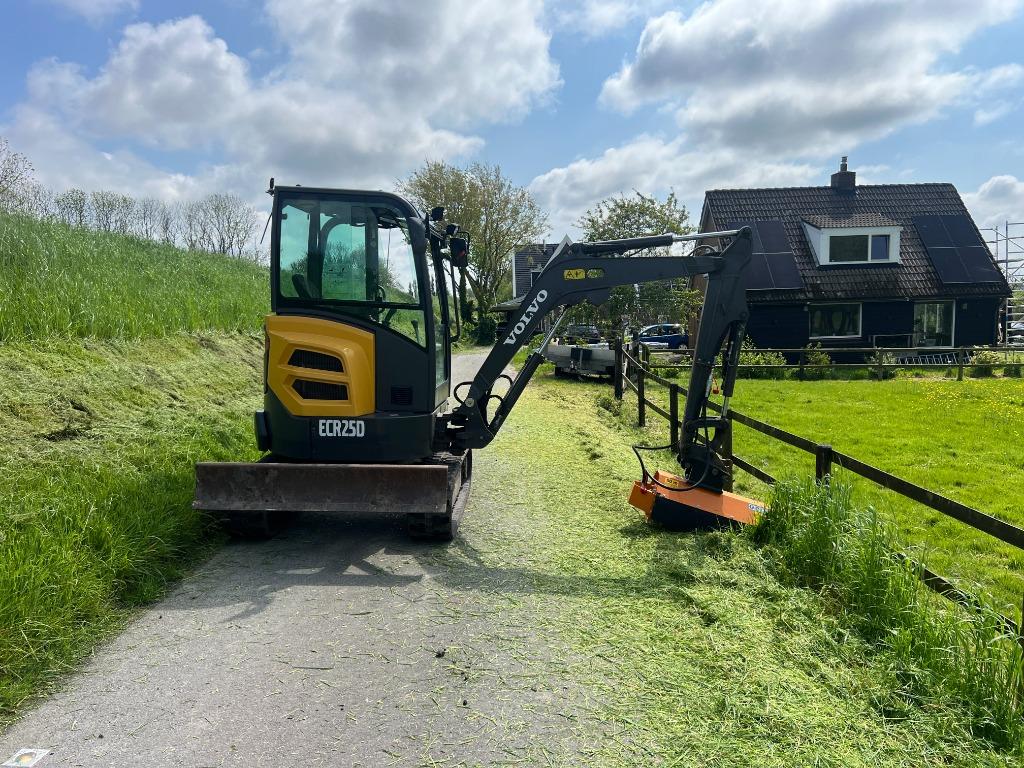 Klepelmaaier/klepelbak huren CW05 opname voor aan minigraver, Ophalen of Verzenden, Graafmachine