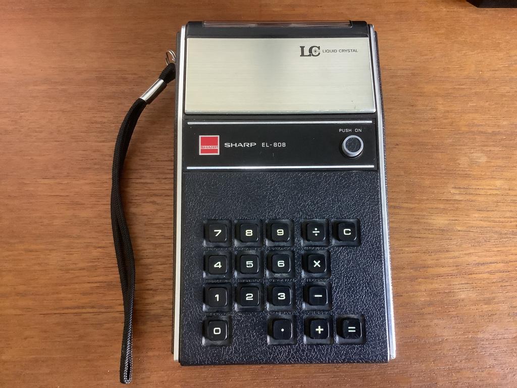sharp EL-808 vintage rekenmachine calculator, Ophalen, Zo goed als nieuw