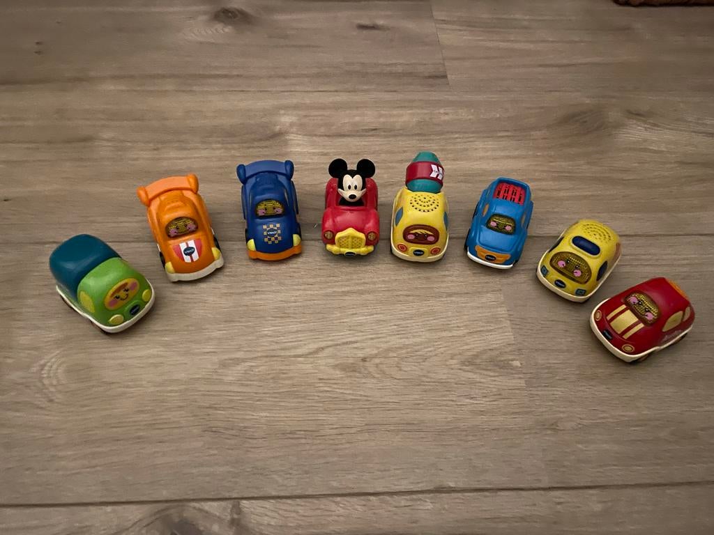 VTech Toet Toet Cars met 8 auto's, garages en brandweerwagen, Met looping, Elektrisch, Ophalen, Overige merken