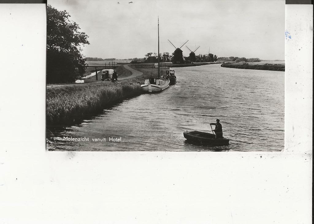 Rustenburg Gem Ursum Molenzicht vanuit  De Gouden Karper, Verzamelen, Ophalen of Verzenden, 1960 tot 1980, Ongelopen, Noord-Holland